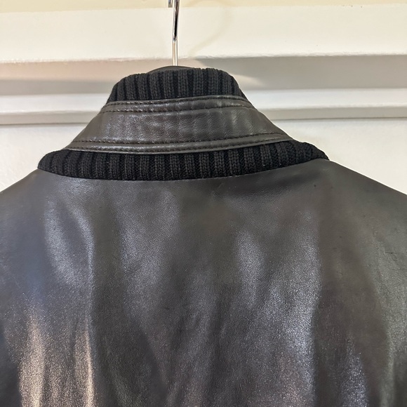 Men’s Elie Tahari 100% Real Leather Jacket XL - Picture 7 of 12